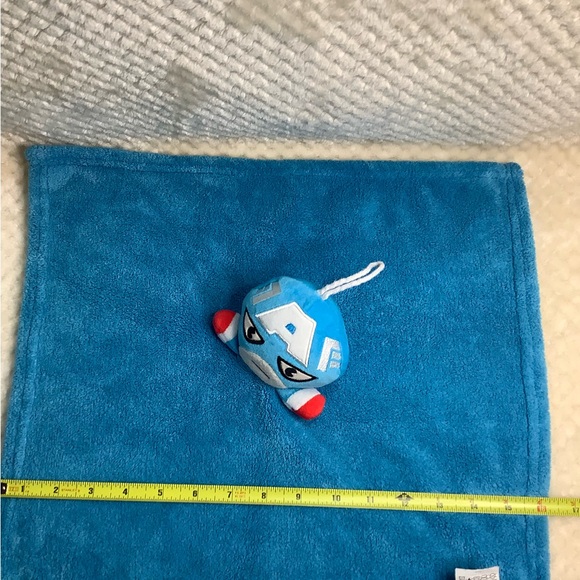 Miniso Marvel Captain America Plush Lovey Security Blanket Toy - Picture 16 of 16